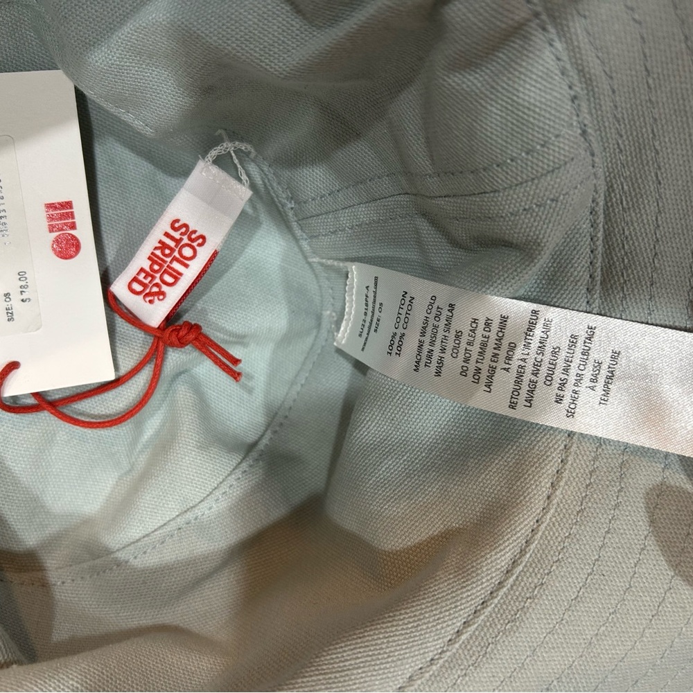 Madewell x Solid & Striped® Canvas Bucket Hat - Picture 10 of 16